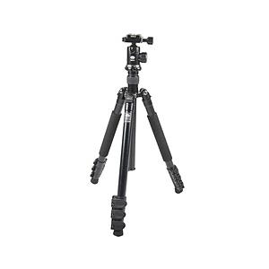 SIRUI アルミ合金製4段フリップロック式三脚セット(ボール雲台)  ブラック ET-1004+E...