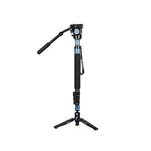 SIRUI カーボンファイバー製4段一脚 S セット(油圧式雲台:VH-10)  ブラック P-42...