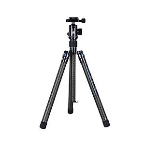 SIRUI 超軽量カーボンファイバー製ポータブル三脚セット(ボール雲台:E-10)  ブラック AT...