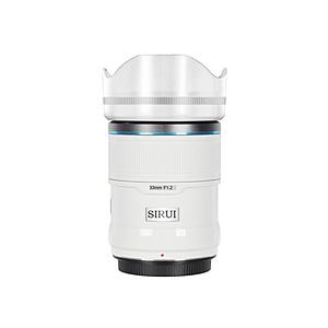 SIRUI オートフォーカスレンズ F1.2 APS-C 33mm X/ホワイト  ホワイト 33A...