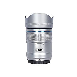 SIRUI オートフォーカスレンズ F1.2 APS-C 33mm E/シルバー  シルバー 33A...