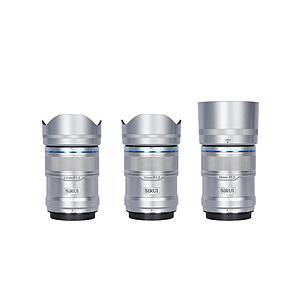 SIRUI オートフォーカスレンズ F1.2 APS-C 3本セット X/シルバー  シルバー AS...