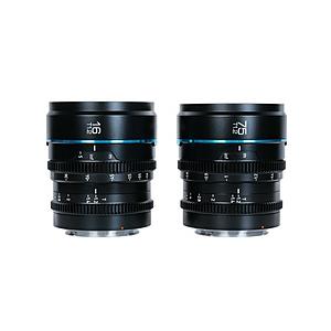 SIRUI シネマレンズ T1.2 APS-C/S35 2本セット(16/75mm) L/ブラック ...