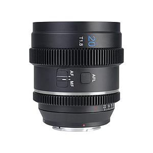 SIRUI オートフォーカスアナモルフィックレンズ T1.8 S35 20mm L/ナチュラル SI...