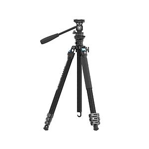 SIRUI フリップロック4段三脚セット(レベリングベース+ビデオ雲台:KV-5) SIRUI  L...