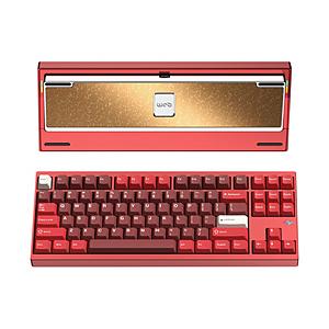 KIBU キーボード Crush 80 Pro(英語配列) レッド PC80RERED ［有線・ワイ...