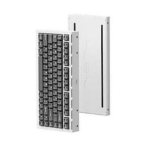 KIBU ゲーミングキーボード(ラピッドトリガー対応) ZENT75-HE(英語配列) ホワイト H...