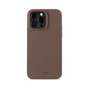 HOLDIT iPhone 14 Pro Max ソフトタッチシリコンケース  ダークブラウン 15...