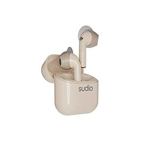 SUDIO フルワイヤレスイヤホン NIO サンドベージュ SD-0094 ［リモコン・マイク対応 /ワイヤレス(左右分離) /Bluetooth］ [振込不可]