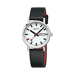 MONDAINE MONDAINE クラシックデイデイト36ｍｍ ヴィーガングレープレザー MONDAINE  A667.30314.11SBBV ［正規品］ メンズウォッチの商品画像