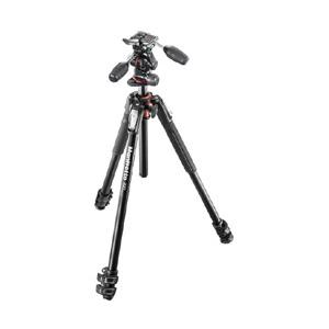 Manfrotto 190プロアルミニウム三脚3段+RC2付3ウェイ雲台キット MK190XPRO3...
