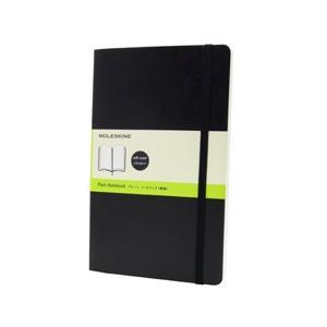 MOLESKINE クラシック ノートブック ソフトカバー プレーン(無地) ブラック Large ...