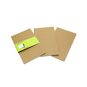 MOLESKINE ノートブック 3冊セット Large カイエ ジャーナル クラフトブラウン QP...