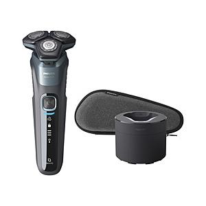【肌にやさしい】PHILIPS フィリップス 電気シェーバー 5000シリーズ 洗浄器付きモデル 45枚刃 電動 髭剃り メンズ (回転式・SkinIQテクノロジー ・お風呂剃…