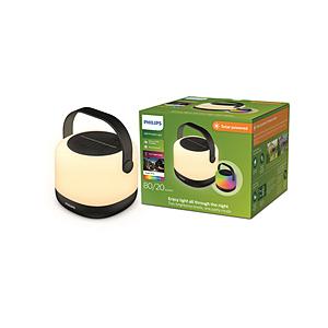 PHILIPS(フィリップス) ソーラー充電 ポータブルフルカラーランタン 防水 ポータブル 太陽光...