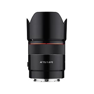 SAMYANG(サムヤン) カメラレンズ AF 75mm F1.8 FE    ［ソニーE /単焦点...