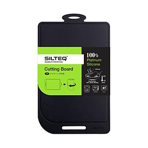SILTEQ 丸めて煮沸除菌できるまな板 L Size/ Black （L-ブラック） きれいのミカタ  160504