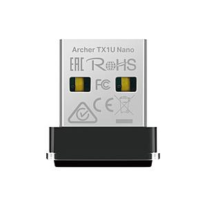 TPLINK Archer TX1U Nano 無線LAN子機 USB-A接続 287Mbps AX...