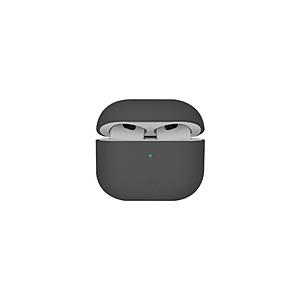 KENZAN AirPods4 シリコンケース ハイブリッドリキッド　LINO  GREY UNIQ...