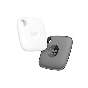 TILE Mate(2022)ブラック＆ホワイト/電池交換不可(最大約3年) 2個パック   RT-...