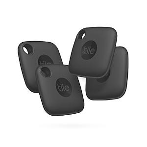 TILE Mate(2022)ブラック 4個 電池交換不可(最大約3年)