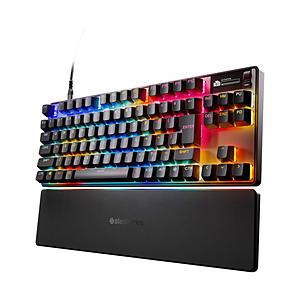 SteelSeries ゲーミングキーボード＋リストレスト(ラピッドトリガー対応) Apex Pro...