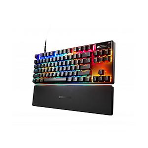 SteelSeries ゲーミングキーボード＋リストレスト(ラピッドトリガー対応) Apex Pro...