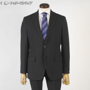 超楽スーツ 上下洗える ノータック スリム ビ...の詳細画像1