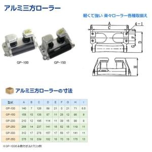プラ 三方ローラー 300 RAS-300 GP-300 アンカー用品 係船用具 ロープ