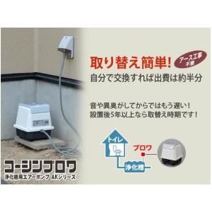 工進オンラインショップ　AK-40　浄化槽 エアーポンプ （省エネ型） コーシン　静音 電動 省エネ ブロア ブロアー ブロワー ブロワ AK40