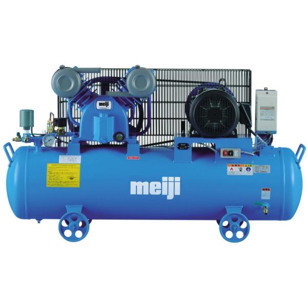 明治機械製作所 Y-22B 6P 60Hz用 コンプレッサ タンクマウント給油式 三相200V/22...