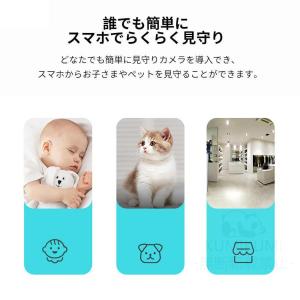 見守りカメラ 防犯カメラ 家庭用 WIFI 5...の詳細画像2