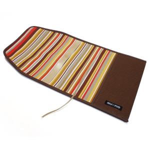 ブックカバー A5判 サイズ ココア＋シエナオレンジ suono ハンドメイド A5