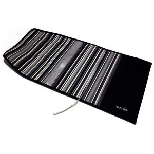 ブックカバー A5判 サイズ ブラック＋アルバグレイ suono ハンドメイド