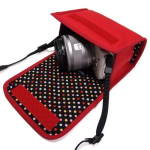 CANON IXY 650 m ケース カバー ショルダーストラップ付き PUレザー