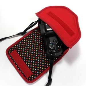 キヤノン EOS Kiss M2ケース(レッド...の詳細画像3