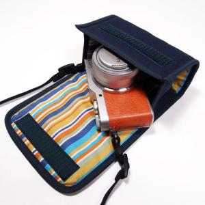 LUMIX GF10/GF9ケース(ネイビー)- 標準ズーム...