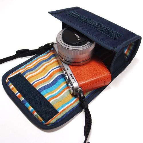 LUMIX GM1ケース（ネイビー）-- レンズキット用--suono（スオーノ）ハンドメイド
