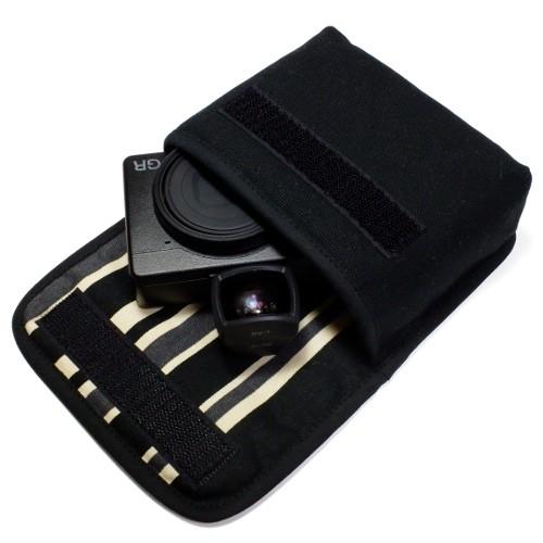 リコーGR3xケース / GR3ケース--外部ファインダー用（ブラック・カーボンストライプ）--su...