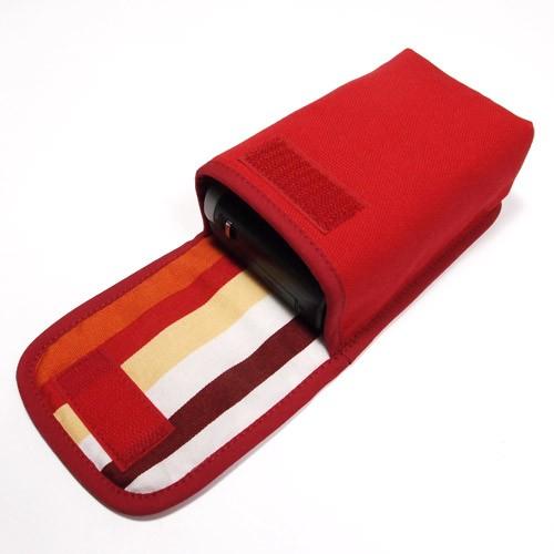 カメラケース デジカメ LUMIX TZ95Dケース TZ95ケース（レッド）suono ハンドメイ...