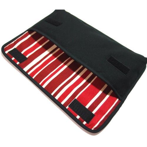 Apple Magicキーボードケース（ブラック・ボルドーストライプ） --suono（スオーノ）ハ...