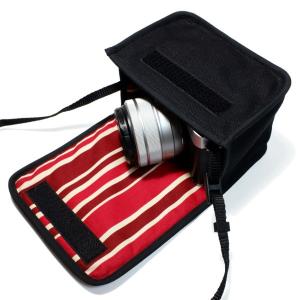 Suono（スオーノ） ソニー α7C II ケース (ブラック・ボルドー