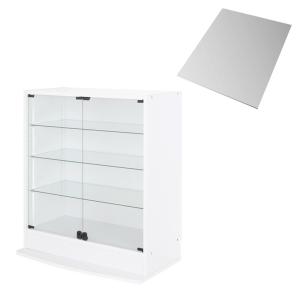 LEDコレクションラック ワイド 本体 両開きタイプ 背面ミラー1枚セット 高さ96 奥行39 LEDコレクションラック ワイド 本体 両開きタイプ 背面ミラー1枚セット 高さ96 奥行39