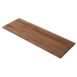デスク・カウンターテーブル 天板のみ ウォルナット 120cm 木目 木製 天然木 おしゃれ 食卓 ...