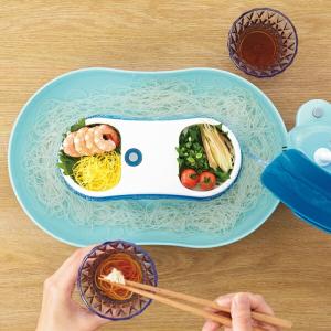 流麺 スライダーそうめん流し器 ミントブルー ...の詳細画像2