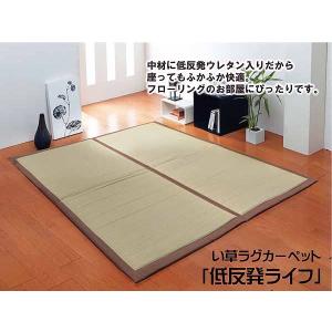 低反発ウレタン15mm入り い草ラグカーペット 約191×250cm｜y-syo-ei