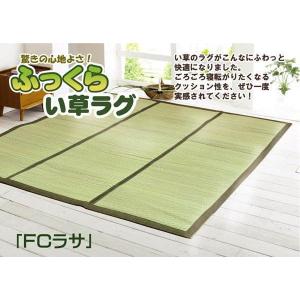 チップウレタン8mm入り い草ラグカーペット 約200×250cm｜y-syo-ei