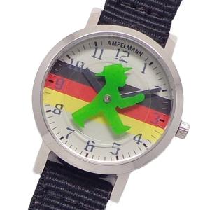 腕時計 レディース キッズ アンペルマン ウォッチ AFB2040-05 クォーツ 3針 ディスク秒針 ドイツ 信号機 ピクトグラム ベルリン｜y-takarabako