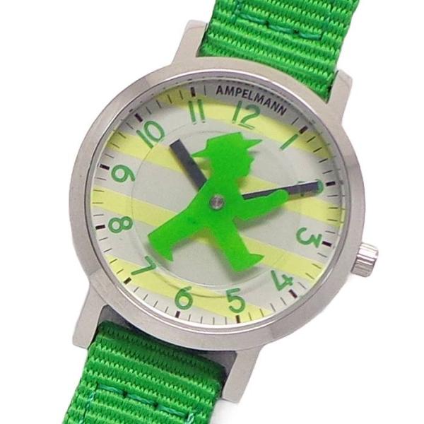 腕時計 レディース キッズ アンペルマン ウォッチ AFB2040-12 クォーツ 3針 ディスク秒...
