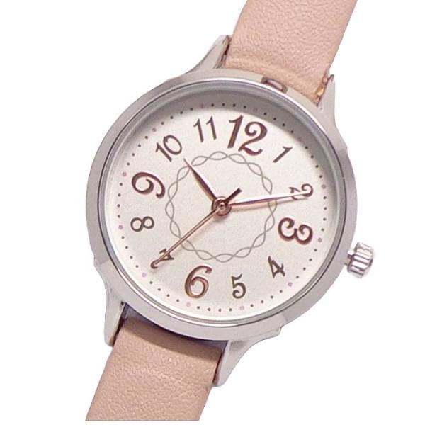 デザイン 革ウォッチ GY074-2 ピンク パールカラー 腕時計 ポスト投函発送 レディ−ス 日本...